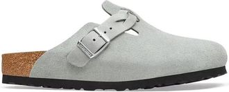 Birkenstock Boston - Dames - Slip ons - Blauw - 40 EU - Leer - Schoenen
