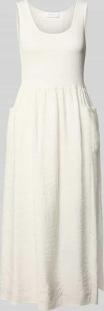 Rich & Royal Midikleid mit aufgesetzten Taschen in Ecru, Gr&ouml;&szlig;e XL