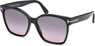 Tom Ford Iris-02 Zonnebril - unisex - Zonnebrillen - Zwart - 53 MM - Accessoires