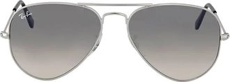 Ray-Ban Aviator Gradient Light Grey Unisex Sunglasses RB3025 003/32 62