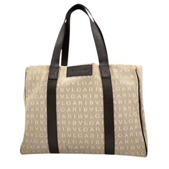 Bulgari Pre-owned Tote Bags, female, Beige, Size: ONE SIZE Pre-owned Canvas handbags