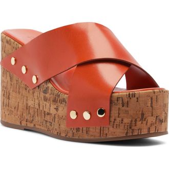 Schutz Serena Platform Wedge Sandal in Sonora at Nordstrom, Size 8.5