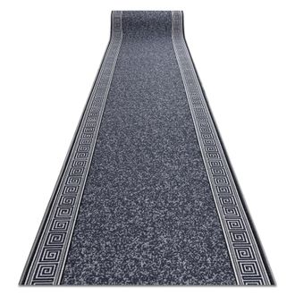 RugsX RugsX Anti-Slip Grek Runner in Grey | Size: 110 cm x 540 cm