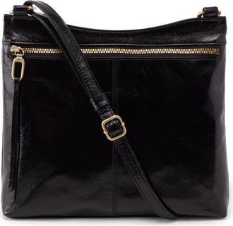 Hobo Cambel Leather Crossbody Bag in Black at Nordstrom
