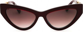 Moschino Cat-Eye Sunglasses - Burgundy