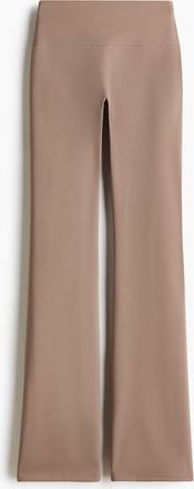 H&M SculptMove Ausgestellte Sportleggings - Beige