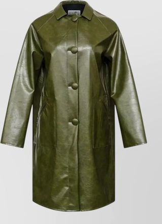 Maison Margiela mid length single breasted coat