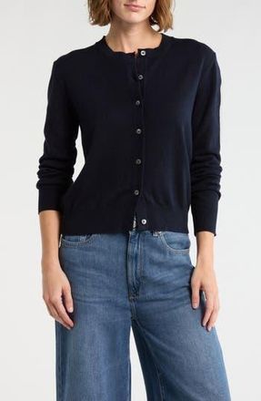 DL1961 Brinn Button Front Cardigan in Navy at Nordstrom Rack, Size X-Small