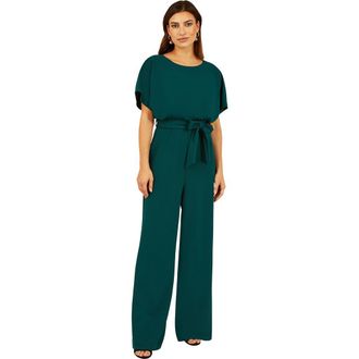Yumi Batwing Stretch Jumpsuit in Green at Nordstrom, Size 12