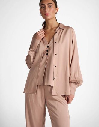 Tutti & Co Womens Pink Shirt - Tan - Size: 12