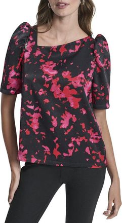 DKNY Dkny Asymmetrical Short Sleeve Top