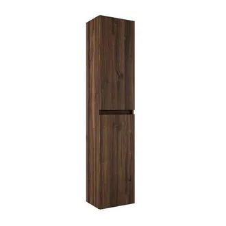 Saniclass Vita Hoge Kast - 140x35x27cm - 2 deuren - noten
