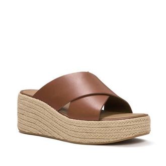 FitFlop Platfforms Espadrille Slides in Deep Tan at Nordstrom, Size 10