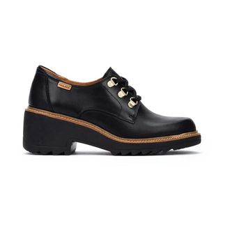 Pikolinos Alcaraz - Dames - Sleehakken - Zwart - 40 EU - Leer - Schoenen