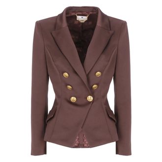 Elisabetta Franchi Donna, Giacche, Marrone, L, new