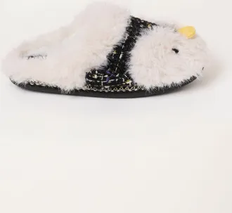 Fat Face FatFace Novelty Black Penguin Mule Slipper