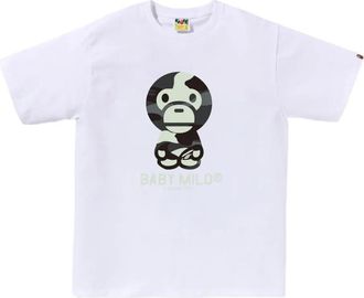 A Bathing Ape Baby Milo graphic T-shirt - White
