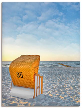 Artland Wandbild »Ostsee7 - Strandkorb« Strand 1 Stk. tlg. als Alubild, Outdoorbild, Leinwandbild, Poster in verschied. Grössen