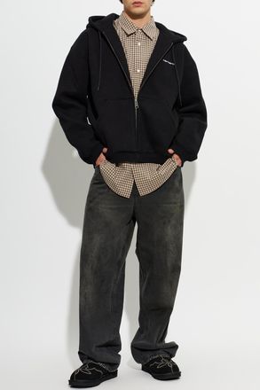Carhartt Work in Progress Ebbert Hooded Sweatshirt, Mens, Black
