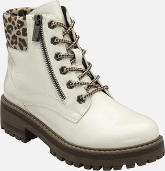 Lotus Womens Myleen Womens Ankle Boots - White - Size: 3