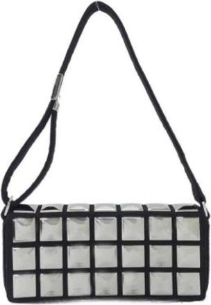 Chanel Pre-owned Vintage Canvas Schoudertas - Dames - Vintage Schoudertas - Zwart - ONE Size - Vintage