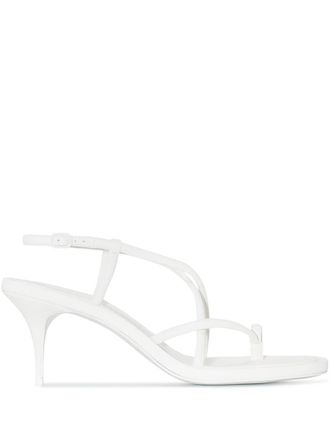 Alexander McQueen strap-detail open-toe sandals - White