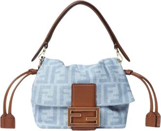 Fendi Mujer, Bolsos, Azul, Talla: ONE Size