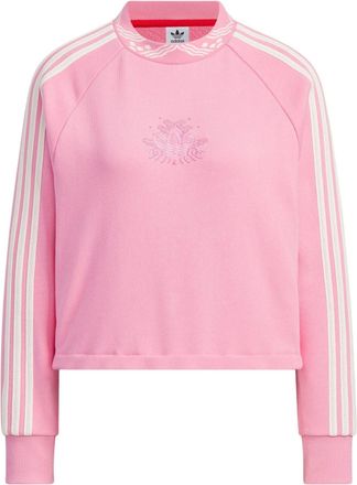 adidas (WMNS) adidas Originals Crew Neck Sweatshirt Asia Sizing Pink IX4229