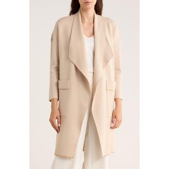 By Design Open Front Long Cardigan in Chevron Nomad at Nordstrom Rack, Size Medium