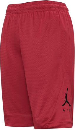 Nike Jordan Air Jordan Rise Striped Triangle Logo Printing Quick Dry Knit Basketball Shorts Red BV5265-687