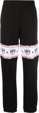 Chiara Ferragni Zwarte Slim Fit Broek - Dames - Sweatpants - Zwart - M - Broeken