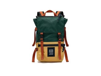 Topo Designs Rover Pack Mini Backpack Bags Forest/Goldenrod, Nylon