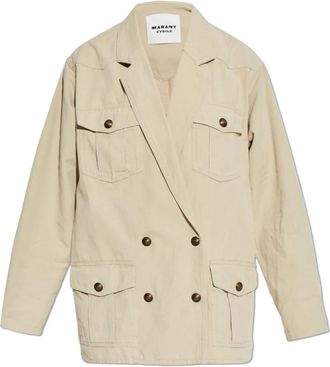 Isabel Marant Blazers, female, Beige, Size: XS Nevala Blazer