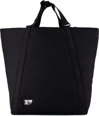 Burberry Unisex Shield Shopper Tote Black Nylon