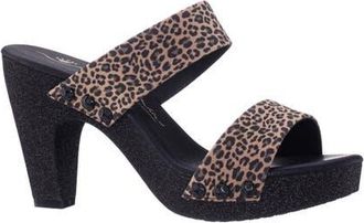 Nina Vegas Platform Slide Sandal in Cheetah at Nordstrom, Size 6.5