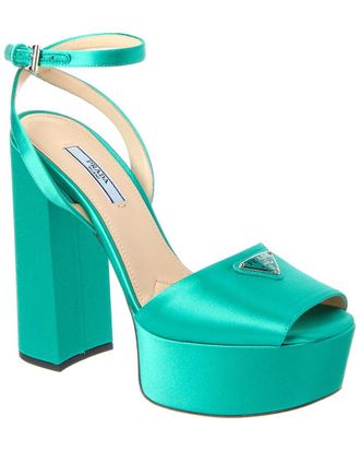 Prada Satin Platform Sandal