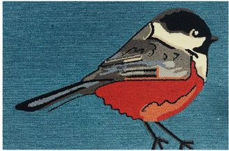 The Rug Market Chickadee 30x48in Doormat