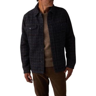 The Normal Brand Legend Jacket in Navy Plaid at Nordstrom, Size Medium