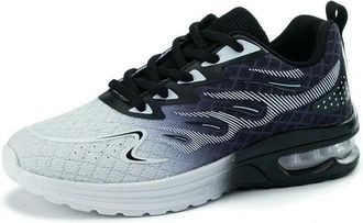 Generic ZBDP Women Big Size Autumn Air Cushion Shoes Mesh Breathable Lightweight Comfortable Sneaker Casual Sports Large Footwear Black