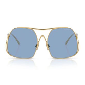 Miu Miu Sunglasses Mua55 S 5 Ak30 U Gold/Light Blue Women