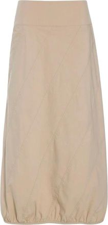 Bitte Kai Rand Midi Rok - Dames - Midirokken - Beige - XL - Rokken
