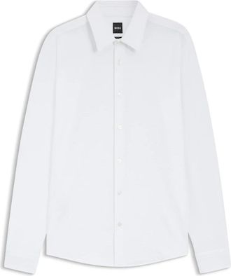 HUGO BOSS Formal Shirts - Heren - Zakelijke Overhemden - Wit - S - Overhemden