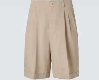 Jacquemus Pastro linen-blend Bermuda shorts