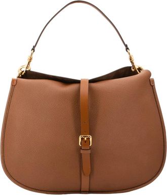 Etro Leren Schoudertas - Dames - Handtassen - Bruin - ONE Size - Leer - Tassen