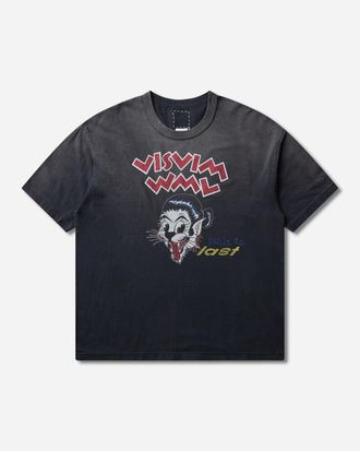 Visvim Men s Jumbo T-Shirt BTL DMGD Black