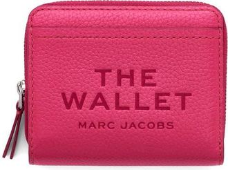 Marc Jacobs The Mini Leather Compact Wallet in Raspberry Pink at Nordstrom