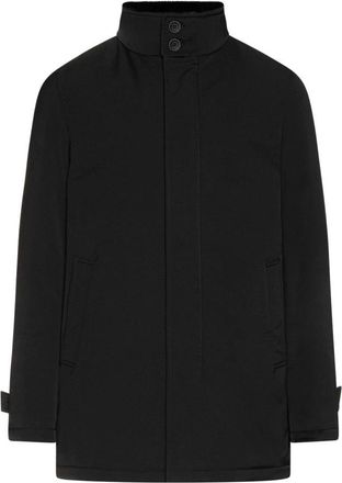Herno Long Jacket with Cozy Lining - male - Herno - Winter Jackets - Black - 2XL - Jackets