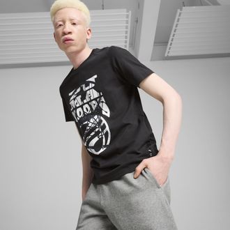 Puma T-shirt da basket Hooper da uomo, Abbigliamento, Nero, M