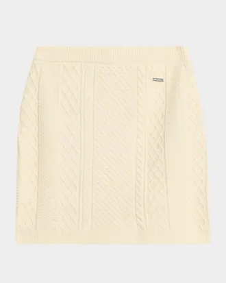 J.W.Anderson Cable-Knit Mini Skirt