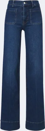 Frame Denim Slice wide-leg jeans